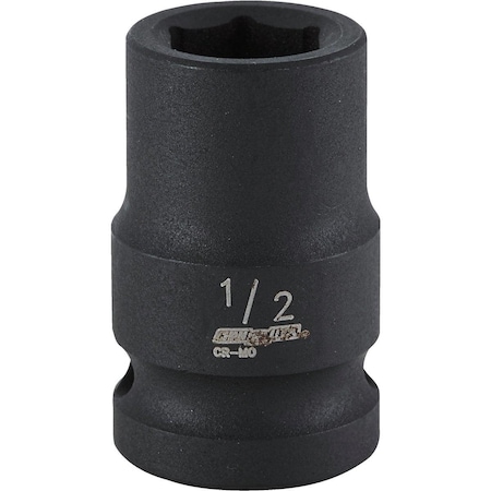 Channellock 1/2 In. Drive 1/2 In. 6-Point Shallow Standard Impact Socket 313157
